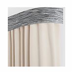 Карниз Legrand Эдельвейс с поворотами 3-х рядный графит 2.8 м 58090014