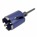 Коронка алмазная СТРОНГ инструмент СТК-06400068 по армированному бетону SDS+ 68 мм