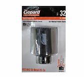 Коронка по металлу Gepard GP2550-32 биметаллическая, 32 мм, крупный и мелкий зуб
