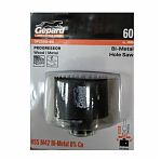 Коронка по металлу Gepard GP2550-60 биметаллическая, 60 мм, крупный и мелкий зуб