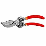 Секатор Grinda, цельнокованный, плоскостной, пружинный привод, 25мм