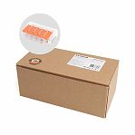 Клемма Stekker LD221-615 5-проводная, двойная система фиксации, сквозная проводимость