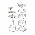 Ящик для инструмента QBRICK System One Cart 600x460x765 мм