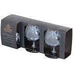 Бокалы для бренди  Glasstar Черное море 410 мл стекло 3 шт