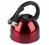 Чайник со свистком Mallony MAL-042-R 2.5 л, красный, нержавеющая сталь