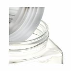Банка для сыпучих продуктов Квадро Y4-5384 с крышкой, стекло, 0.7 л