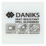 Тарелка Daniks Флер десертная, стеклокерамика, 19 см