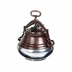 Казан афганский алюминий 20л с крышкой с ручками двухцветный