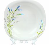 Тарелка Daniks Манифик суповая, стеклокерамика, глубокая, для супа 21 см
