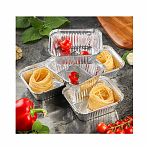 Форма для выпечки Daniks прямоугольная, алюминий, 40х119х144 мм, 0.43 л, 5 шт