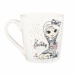 Кружка Lefard Fashion Princesses фарфор 320 мл белая