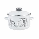 Кастрюля эмалированная Appetite, Flora-2, 2 л