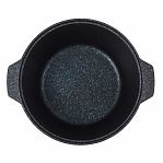 Кастрюля Kukmara Granit Ultra, антипригарное покрытие со стеклянной крышкой, синяя 3 л