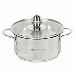 Кастрюля Daniks GS-01311 нержавеющая сталь 1 л