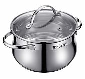 Кастрюля со стек. кр. Regent Inox Linea Monica 2,5 л; 16х10 см 93-Mon-03