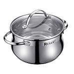 Кастрюля со стек. кр. Regent Inox Linea Monica 3,3 л; 20х11 см 93-Mon-04