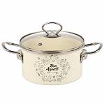 Кастрюля эмалированная Daniks Bon Appetit 2 л