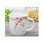 Кружка МФК Клематис фарфор MFK20470 360 мл, 90х90х130 мм, белая