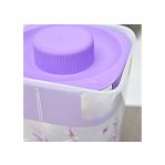 Кувшин Полимербыт Lavender, пластиковый, с крышкой, сиреневый, 2 л