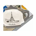 Подставка для чайных пакетиков Daniks Фьюжн, керамика, белый