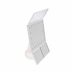 Зеркало Luazon KZ-07 подсветка 30х18х7 см, 22 диода, белое