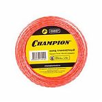 Леска для триммера Champion C5057, диаметр 2.4 мм, длина 12 метров, витой квадрат