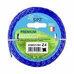 Леска для триммера SIAT Premium 555012, диаметр 2.4 мм, длина 15 м, витой квадрат
