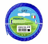 Леска для триммера SIAT Premium 555012, диаметр 2.4 мм, длина 15 м, витой квадрат