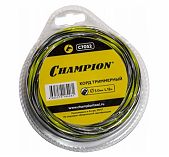 Леска для триммера Champion Tornado C7052, диаметр 3.0 мм, длина 12 м, витой квадрат