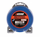 Леска для триммера ECHO Cross Fire C2070109, диаметр 2.65 мм, длина 12 м, витой крест 