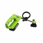 Триммер аккумуляторный Greenworks G24LT25K2 24В 1акк 2.0 Ah+з.у.