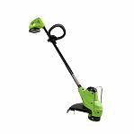 Триммер аккумуляторный Greenworks G24LT25K2 24В 1акк 2.0 Ah+з.у.