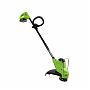 Триммер аккумуляторный Greenworks G24LT25K2 24В 1акк 2.0 Ah+з.у.