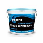 Краска Krafor ВД интерьерная супербелая 14 кг
