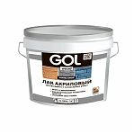 Лак Palizh GOLwood акриловый полуматовый по дереву Бесцветный, 9 кг 