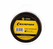 Леска для триммера Champion C7039, диаметр 2.4 мм, длина 15 м, витой квадрат