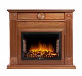 Каминный комплект Electrolux Firelight Frame 25U, угловой, шпон дуб