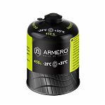Баллончик газовый Armero A730/450, резьбовой, 450 гр. для газовых горелок, обогревателей, плиток и ламп