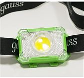 Фонарь светодиодный налобный Gauss GFL305 3W 3xAAА на батарейках
