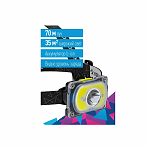 Фонарь светодиодный налобный КОСМОС XPE LED+5Вт КОС507Lit аккумуляторный