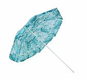 Зонт пляжный Тропические листья LG07/2 200 см, с наклоном, 8 спиц для защиты от солнца