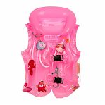 Жилет надувной Cean Child D090009 детский, 3-5 лет, регулируемые застежки, розовый 34х45 см