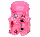 Жилет надувной Cean Child D090009 детский, 3-5 лет, регулируемые застежки, розовый 34х45 см