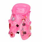 Жилет надувной Cean Child D090009 детский, 3-5 лет, регулируемые застежки, розовый 34х45 см