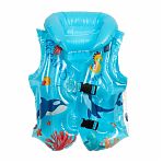 Жилет надувной Cean Child D090006, детский, 3-5 лет, мягкие надувные элементы, синий 34х45 см