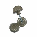 Ручка дверная Металлист BLM 967 GR, металл, универсальная, цвет серый