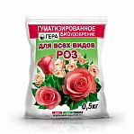 Удобрение Гера Для всех видов роз, гуматизированное, био, 0.5 кг 