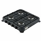 Плита газовая настольная Homestar HS-1204 212166, 4 конфорки, цвет черный