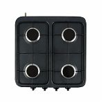 Плита газовая настольная Homestar HS-1204 212166, 4 конфорки, цвет черный