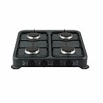 Плита газовая настольная Homestar HS-1204 212166, 4 конфорки, цвет черный